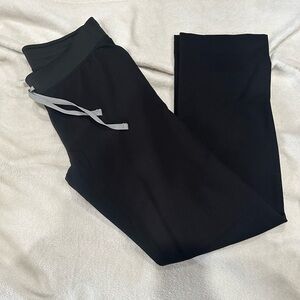 Figs Livingston Scrub Pant Regular Waist Small Tall Black